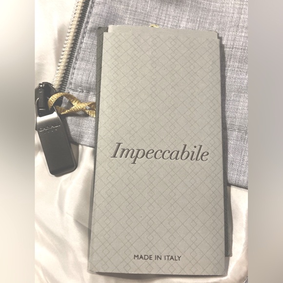 NWT Canali 1934 Gray Impeccabile Wool Zip Front Windbreaker/Hoodie EU 56 - US 46 - Picture 12 of 15